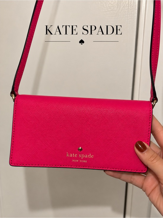 kate spade Handbags - Kate Spade Pink Crossbody Wallet